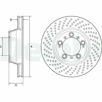Non Perdere DELPHI BG9225C Disco Freno