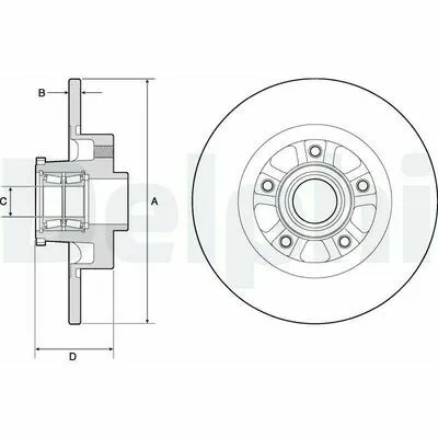 Sconto DELPHI BG9190RSC Disco Freno