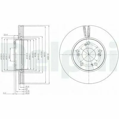 Subito Disponibile DELPHI BG4119 Disco Freno