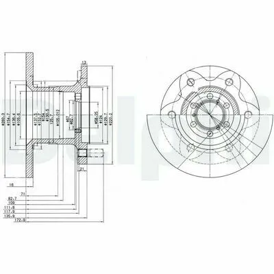 Soddisfatti O Rimborsati DELPHI BG429 Disco Freno