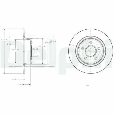 DELPHI BG3873 Disco Freno Prezzo Ridotto