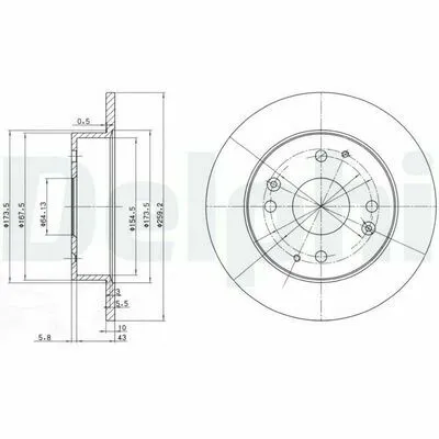 Compra Online DELPHI BG2666 Disco Freno