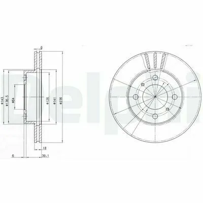 Offerta DELPHI BG2810 Disco Freno