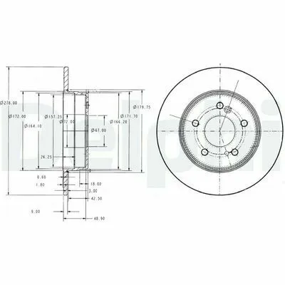 DELPHI BG3326C Disco Freno Must-Have