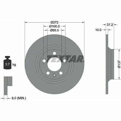 TEXTAR PRO 92315303 Disco Freno Compra Online
