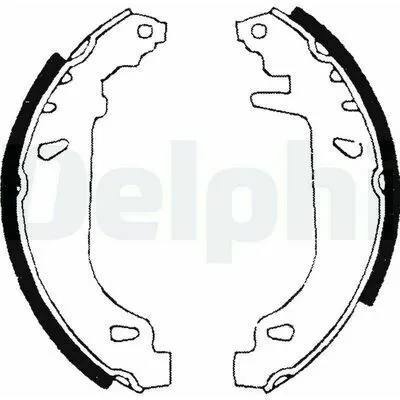 DELPHI LS1681 Kit Ganasce Freno Ordina Subito