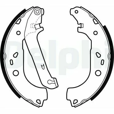 Direttamente Dal Produttore DELPHI LS1983 Kit Ganasce Freno