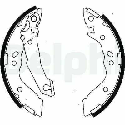 DELPHI LS1836 Kit Ganasce Freno Sconto