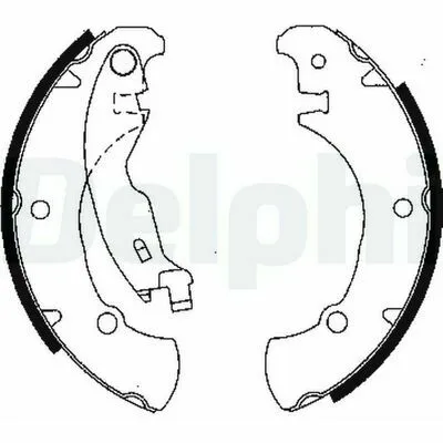 DELPHI LS1840 Kit Ganasce Freno Prezzo Basso