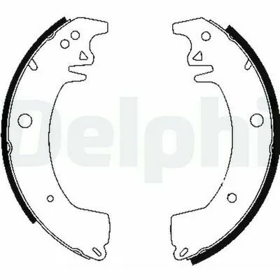 DELPHI LS1911 Kit Ganasce Freno Bestseller