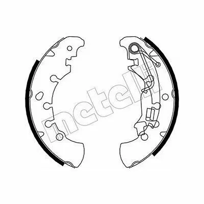 Promozione Esclusiva METELLI 53-0091 Kit Ganasce Freno