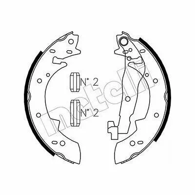 METELLI 53-0475 Kit Ganasce Freno Ultima Occasione
