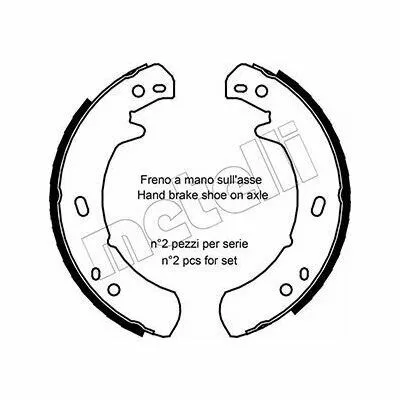 Saldi METELLI 53-0373 Kit Ganasce Freno