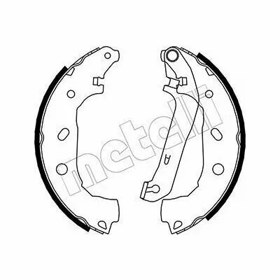 METELLI 53-0138 Kit Ganasce Freno Miglior Prezzo