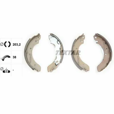 TEXTAR 91027200 Kit Ganasce Freno Più Venduto