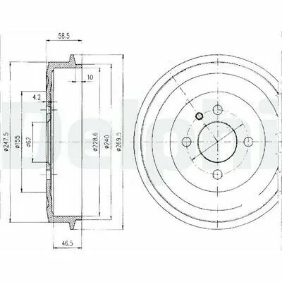 DELPHI BF156 Tamburo Freno Soddisfatti O Rimborsati