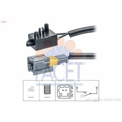 Compra Online FACET Made in Italy - OE Equivalent 7.1210 Comando, Azionamento Freno (Controllo Motore)
