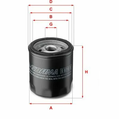 Ordina Subito SOFIMA S 6210 R Filtro Olio