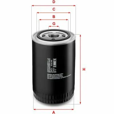 Offerta SOFIMA S 0002 R Filtro Olio