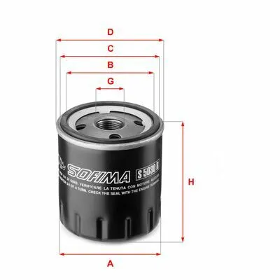 Offerta Lampo SOFIMA S 5030 R Filtro Olio