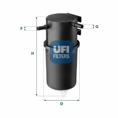 Miglior Prezzo UFI 24.145.00 Filtro Carburante