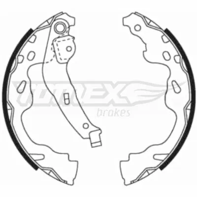 TOMEX BRAKES TX 21-82 Kit Ganasce Freno Nuova Collezione
