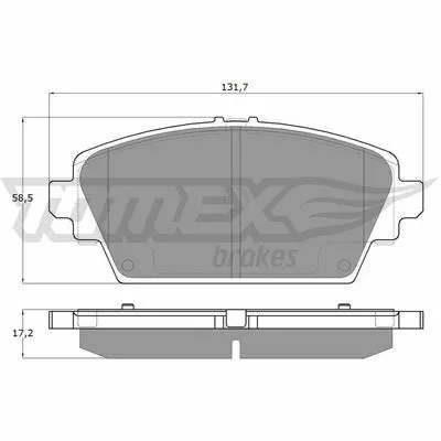 TOMEX BRAKES TX 12-94 Kit Pastiglie Freno, Freno a Disco Promo Stagionale