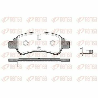 A Buon Prezzo REMSA 0840.30 Kit Pastiglie Freno, Freno a Disco