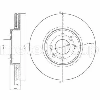 CIFAM 800-517C Disco Freno Scelto Dai Clienti