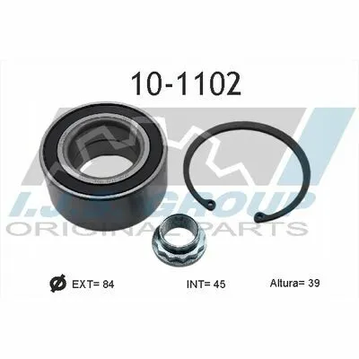 IJS GROUP 10-1102 Kit Cuscinetto Ruota Popolare