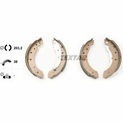 TEXTAR 91048000 Kit Ganasce Freno Offerta Speciale
