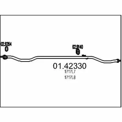 Soddisfatti O Rimborsati MTS 01.42330 Tubo gas Scarico