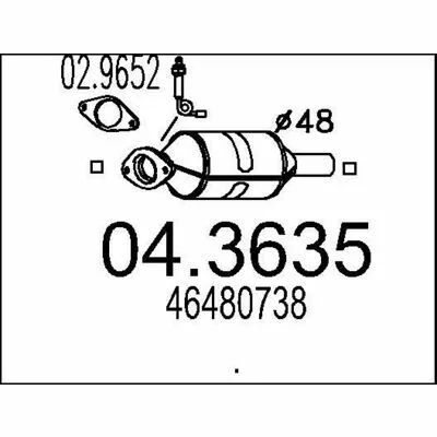 Offerta Limitata MTS 04.3635 Catalizzatore