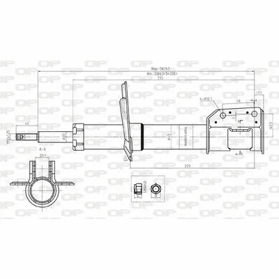 OPEN PARTS SAB8001.31 Ammortizzatore Prezzo Ridotto