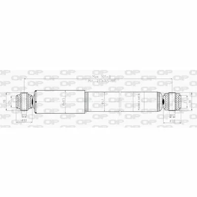 Subito Disponibile OPEN PARTS SAB8007.32 Ammortizzatore