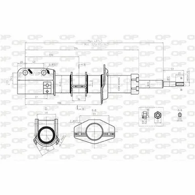 Prezzo Basso OPEN PARTS SAB8037.11 Ammortizzatore