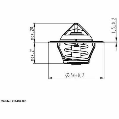 WAHLER 410488.88D Termostato, Refrigerante Bestseller