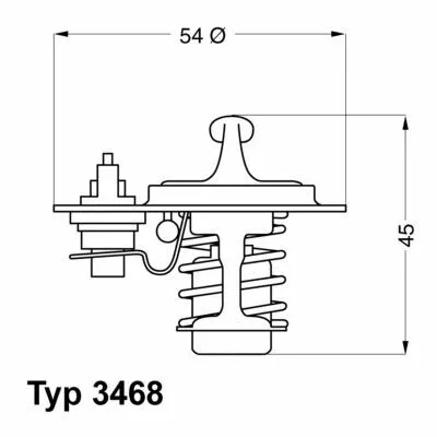 WAHLER 3468.88D Termostato, Refrigerante Affare