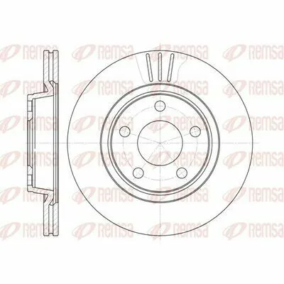Più Venduto REMSA 6548.10 Disco Freno