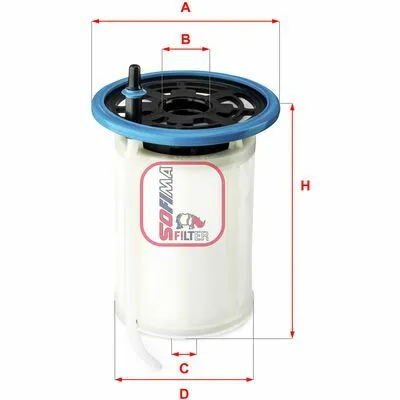Prezzo Ridotto SOFIMA S 0H2O NE Filtro Carburante