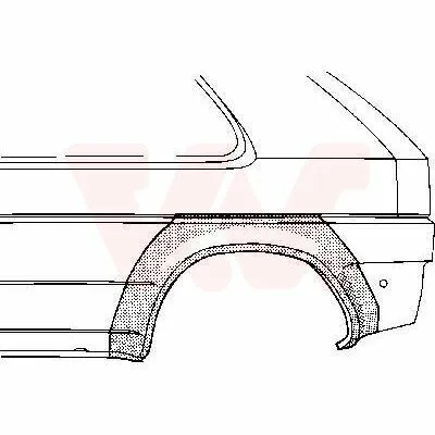 Prezzo Scontato VAN WEZEL 5812147 Parafango