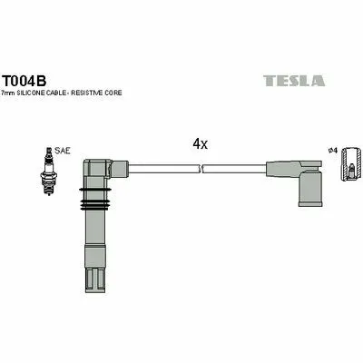 Ultima Occasione TESLA T004B Cavo Accensione