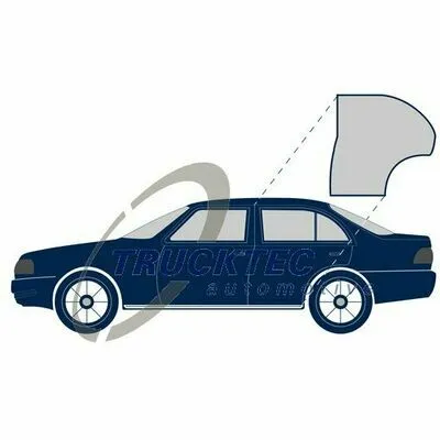 Esclusivo TRUCKTEC AUTOMOTIVE 02.53.039 Guarnizione Portiera