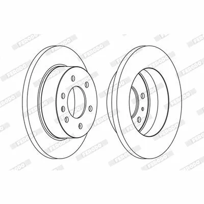 FERODO PREMIER FCR311A Disco Freno Ultimissimo Modello
