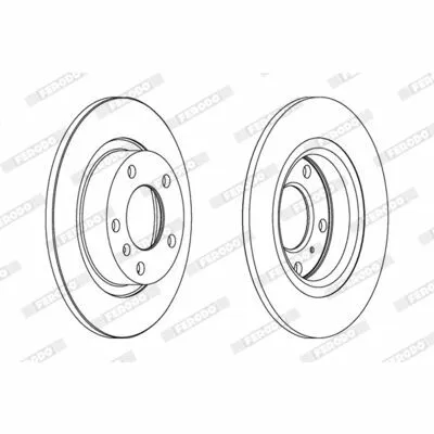 Offerta Limitata FERODO PREMIER DDF1651C Disco Freno