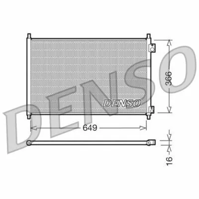 DENSO DCN40006 Condensatore, Climatizzatore Offerta Limitata