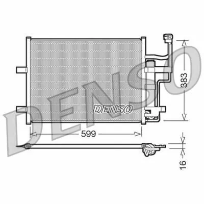 DENSO DCN44003 Condensatore, Climatizzatore Ultima Occasione