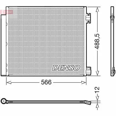 DENSO DCN46026 Condensatore, Climatizzatore Subito Disponibile