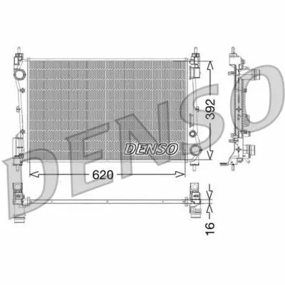 DENSO DRM09114 Radiatore, Raffreddamento Motore Offerta Del Giorno