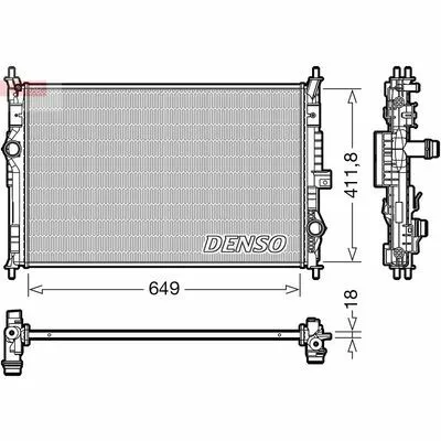 DENSO DRM21103 Radiatore, Raffreddamento Motore Offerta Speciale
